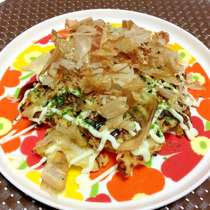 ご飯入りでカリカリもっちり ずっしりなお好み焼き レシピ 作り方 By Mywayu 楽天レシピ ご飯入りでカリカリもっちり ずっしりなお好み焼き レシピ 作り方 By Mywayu 楽天レシピ